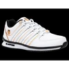K-swiss RINZLER balti/oranžinės aguonų spalvos/juodi kedai (01235-185-M)