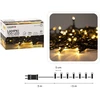 Kalėdinės LED girliandos, 100 LED, šiltai balta šviesa, 5 m