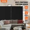 VEVOR Kambario pertvara 4 panelės juoda