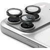 FOTOAPARATO APSAUGA RINGKE CAMERA FRAME PROTECTOR 2-PACK iPhone 17 PRO / 17 PRO MAX JUODA