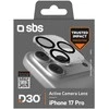 SBS Camera Glass skirtas Apple iPhone 17 Pro su D3O Technology