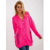 Kardiganas moterims -LC-SW-8042.69-fluo rožinė