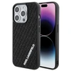 Karl Lagerfeld KLHCP15L3DMKRLK Apple iPhone 15 Pro 6.1″ juodos spalvos kietas dėklas 3D Rubber Multi Logo
