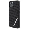 Karl Lagerfeld KLHCP15S3DMKRLK Apple iPhone 15/ 14 / 13 6.1″ juodos spalvos kietas dėklas 3D Rubber Multi Logo