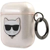 Karl Lagerfeld Blizgučių Choupette dėklas, skirtas AirPods 1 / 2 - Auksinis