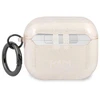 Karl Lagerfeld KLA3UKHGD AirPods 3 dėklas aukso spalvos Glitter Karl`s Head
