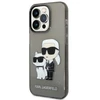 Apple iPhone 14 Pro Karl Lagerfeld dėklas IML GLIT NFT Karl&Choupette (KLHCP14LHNKCTGK) juodos spalvos