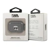Karl Lagerfeld KLAPUKHGK AirPods Prodėklas juodos spalvos Glitter Karl`s Head
