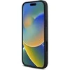Karl Lagerfeld blizgus juodas 3D silikoninis dėklas iPhone 16 Pro