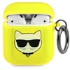 Karl Lagerfeld Choupette dėklas AirPods 1/2 - Geltonas
