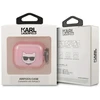 Karl Lagerfeld Choupette dėklas su blizgučiais AirPods 3 - Rožinis