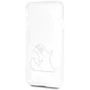 Karl Lagerfeld Choupette Fun skaidrus dėklas iPhone Xs Max