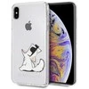 Karl Lagerfeld Choupette Fun skaidrus dėklas iPhone Xs Max