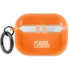 „Karl Lagerfeld Choupette Head“ dėklas „AirPods Pro“ ausinėms, oranžinis