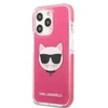 Karl Lagerfeld KLHCP13XTPECPI Apple iPhone 13 Pro Max 6,7″ kietas dėklas fuschia Choupette Head