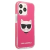 Karl Lagerfeld KLHCP13LTPECPI Apple iPhone 13 Pro / 13 6,1″ kietas dėklas fuschia Choupette Head