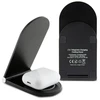 Karl Lagerfeld foldable Belaidis įkroviklis 2-in-1 KLDCRFALCHNK 15W juodos spalvos Choupette MagSafe