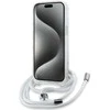 Karl Lagerfeld Crossbody IML Karl Head MagSafe dėklas iPhone 15 / 14 / 13 telefonams - skaidrus