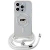 Karl Lagerfeld Crossbody IML Karl Head MagSafe dėklas iPhone 15 Pro - permatomas