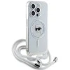 Karl Lagerfeld Crossbody IML Karl Head MagSafe dėklas iPhone 15 Pro - permatomas