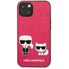 Karl Lagerfeld dėklas iPhone 13 Mini, fuksijos spalvos