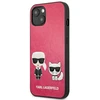 Karl Lagerfeld dėklas iPhone 13 Mini, fuksijos spalvos