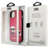 Karl Lagerfeld dėklas iPhone 13 Mini, fuksijos spalvos