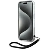 Dėklas Karl Lagerfeld KLHCP15XHZBPKCCUApple iPhone 15 Pro Max 6.7″ violetinės spalvos Zebra With Cord
