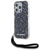 Dėklas Karl Lagerfeld KLHCP15XHZBPKCCUApple iPhone 15 Pro Max 6.7″ violetinės spalvos Zebra With Cord