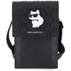 Karl Lagerfeld krepšys Saffiano Monogram Choupette (KLWBSAKHPCK) juodos spalvos