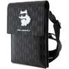 Karl Lagerfeld krepšys Saffiano Monogram Choupette (KLWBSAKHPCK) juodos spalvos