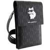 Karl Lagerfeld krepšys Saffiano Monogram Choupette (KLWBSAKHPCK) juodos spalvos