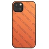Karl Lagerfeld KLHCP13MPTLO Apple iPhone 13 / 14 / 15 6,1″ kietas dėklas oranžinis Perforated Allover