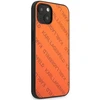 Karl Lagerfeld KLHCP13MPTLO Apple iPhone 13 / 14 / 15 6,1″ kietas dėklas oranžinis Perforated Allover