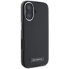 Karl Lagerfeld KLHMP16SPGMSRPK Apple iPhone 16 6.1″ juodos spalvos kietas dėklas FW Metal Plate MagSafe