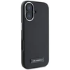 Karl Lagerfeld KLHMP16MPGMSRPK Apple iPhone 16 Plus 6.7″ juodos spalvos kietas dėklas FW Metal Plate MagSafe