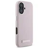 Karl Lagerfeld KLHMP16SPGMSRPP Apple iPhone 16 6.1″ rožinės spalvos kietas dėklas FW Metal Plate MagSafe