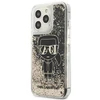 Apple iPhone 13 Pro Max Karl Lagerfeld dėklas Liquid Glitter Gatsby (KLHCP13XLGGKBK) juodos spalvos