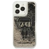 Apple iPhone 13 Pro Max Karl Lagerfeld dėklas Liquid Glitter Gatsby (KLHCP13XLGGKBK) juodos spalvos