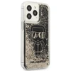 Apple iPhone 13 Pro Max Karl Lagerfeld dėklas Liquid Glitter Gatsby (KLHCP13XLGGKBK) juodos spalvos