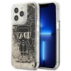 Apple iPhone 13 Pro Max Karl Lagerfeld dėklas Liquid Glitter Gatsby (KLHCP13XLGGKBK) juodos spalvos