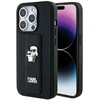Karl Lagerfeld KLHCP13LGSAKCPK Apple iPhone 13 Pro / 13 6.1″ juodos spalvos kietas dėklas Gripstand Saffiano Karl&