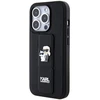 Karl Lagerfeld KLHCP13LGSAKCPK Apple iPhone 13 Pro / 13 6.1″ juodos spalvos kietas dėklas Gripstand Saffiano Karl&