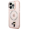 Karl Lagerfeld IML NFT Karl & Choupette MagSafe - dėklas skirtas Apple iPhone 14 Pro Max Rožinė