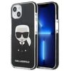 Karl Lagerfeld KLHCP13STPEIKK Apple iPhone 13 mini 5,4″ kietas dėklas juodos spalvos Iconik Karl