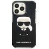 Karl Lagerfeld KLHCP13LTPEIKK Apple iPhone 13 Pro / 13 6,1″ kietas dėklas juodos spalvos Iconik Karl