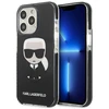 Karl Lagerfeld KLHCP13LTPEIKK Apple iPhone 13 Pro / 13 6,1″ kietas dėklas juodos spalvos Iconik Karl