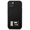 Karl Lagerfeld KLHCP13M3DKPK Apple iPhone 13/ 14 / 15 6,1″ juodos spalvos kietas dėklas Ikonik Patch