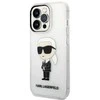 Karl Lagerfeld Ikonik Karl dėklas iPhone 14 Pro - skaidrus