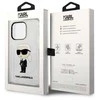 Karl Lagerfeld Ikonik Karl dėklas iPhone 14 Pro - skaidrus